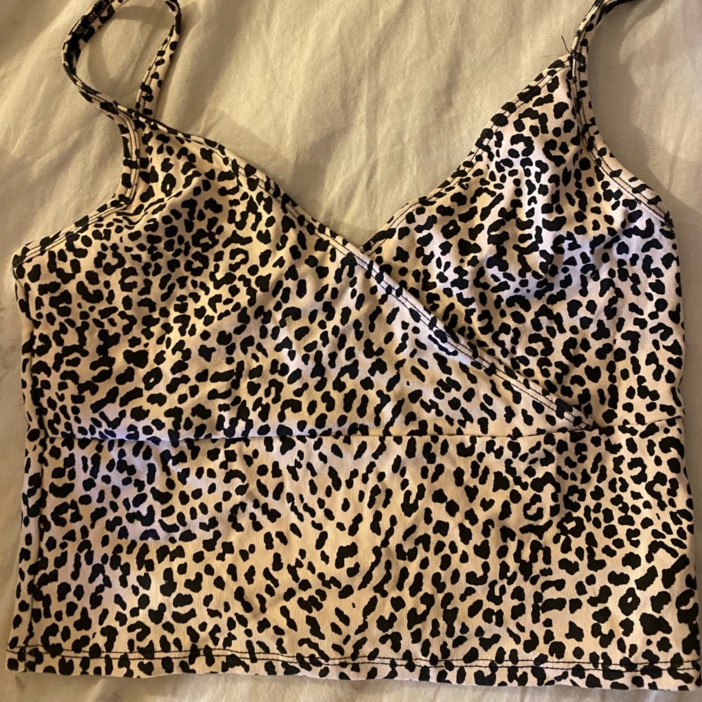 Cheetah crop top